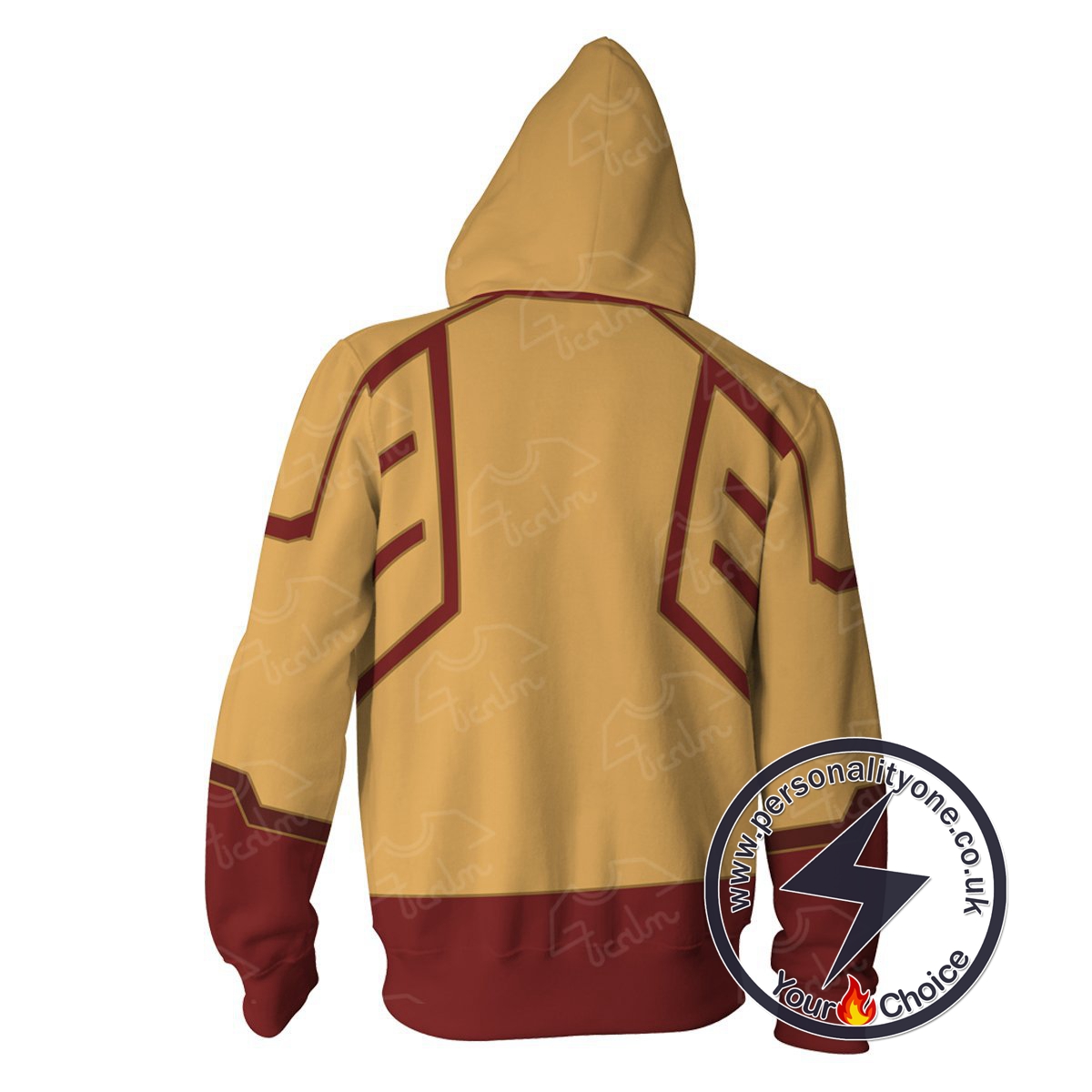 The Flash yellow Hoodie Jacket